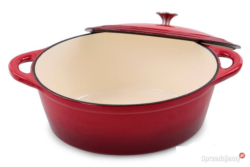 7L żeliwna brytfanna z samopodlewającą pokrywką Warszawa