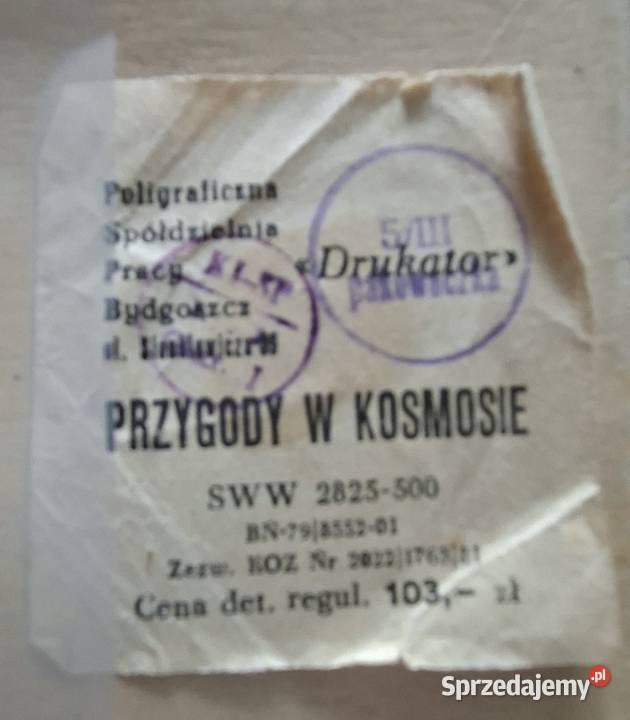 Przygody w kosmosie gra planszowa z czasów PRLu Dla dzieci Gry planszowe i fabularne Zielona Góra