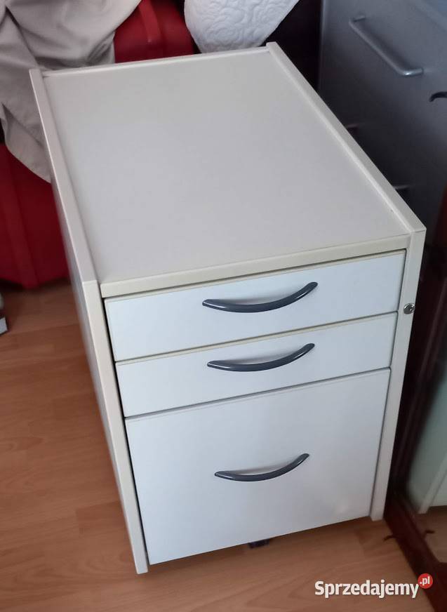Kontenerek IKEA EFFEKTIV pod biurko biały 3 Dąbrówka sprzedam