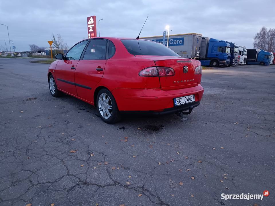 Seat Cordoba 14 86 LPG TEMPOMAT CLIMATRONIC ESP poduszka powietrzna śląskie Pyskowice