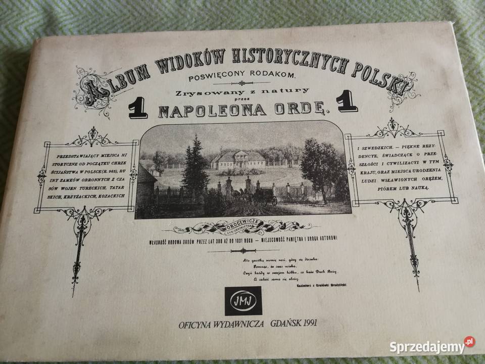 Album widoków historycznych Polski Napoleon Orda zachodniopomorskie Szczecin