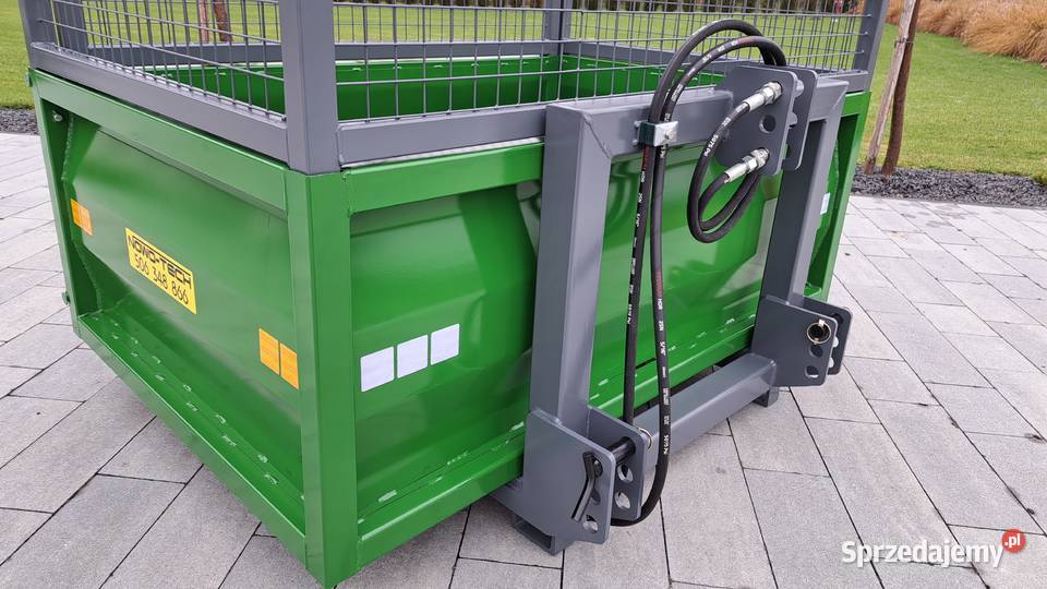 skrzynia transportowa na tył ciągnika tylny TUZ Delfina