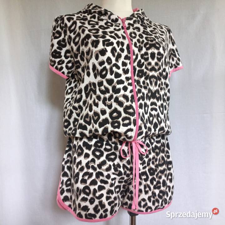 Piżama damska Kombinezon krótki r LXL Kaptur podlaskie Białystok sprzedam