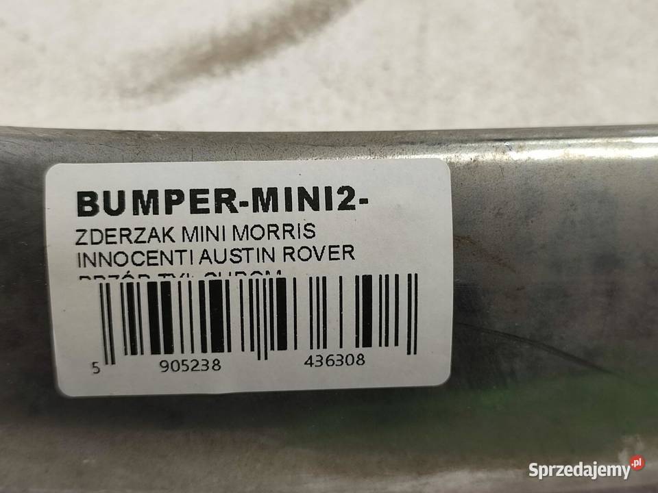 ZDERZAK CHROM PRZÓD TYŁ MINI MORRIS INNOCENTI