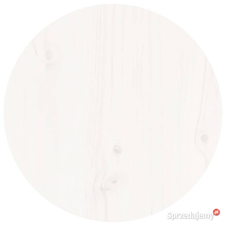 Stolik kawowy biały 40x60 lite drewno sosnowe mazowieckie