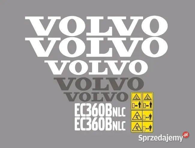 Naklejki oklejenie VOLVO EC360BNLC Zamiennik Karoseria Janików