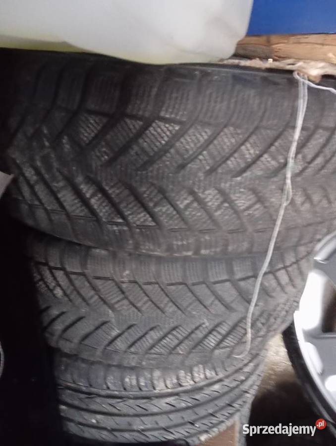 Opony zimowe z felgami aluminiowe 5x12 środek nieuszkodzony Ropczyce