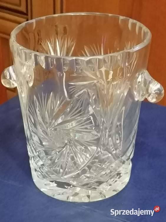 Kryształowy kubeł do lodu Porcelana i szkło Antyki, Sztuka, Kolekcje Wałbrzych