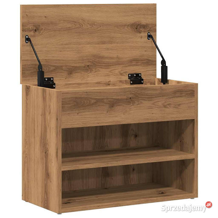 Ławka ze schowkiem na buty dąb artisan 60x30x45 mazowieckie Warszawa sprzedam