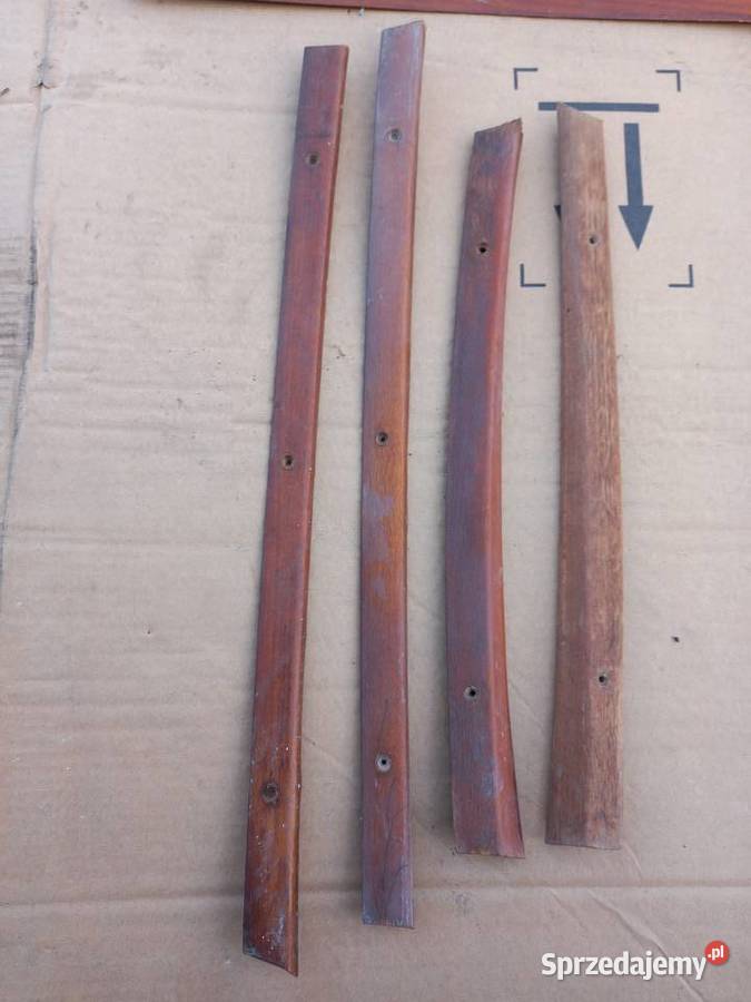 Mercedes W 108 listwy drzwi drewniane