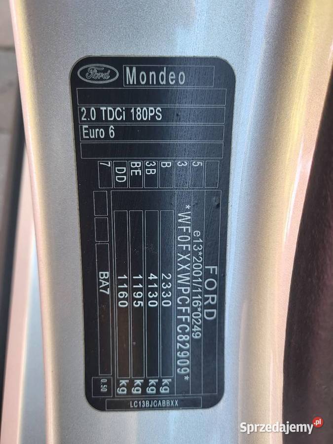 Ford mondeo mk5 ogranicznik prędkości Pieczonogi sprzedam