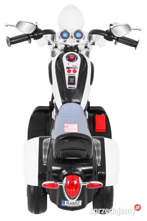 Motorek Chopper NightBike Biały auto na świętokrzyskie Łopuszno