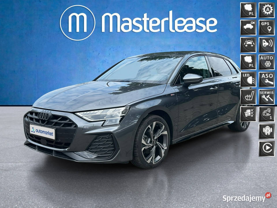 Audi A3 Sportback TFSI mHEV 110 kW S Line S czujnik parkowania mazowieckie Warszawa