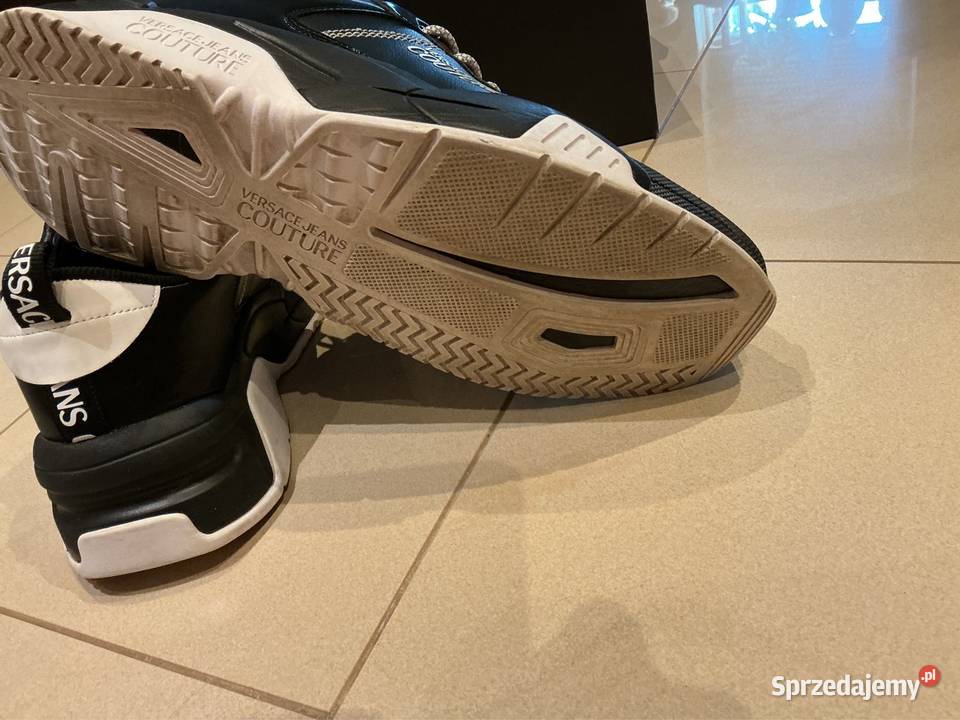 Sneakersy Skórzane Męskie Versace Jeans Couture Nowa Sól