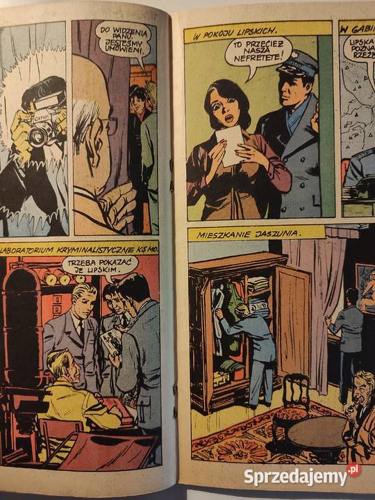 Komiks z czasów PRL Kapitan Żbik 16 Warszawa