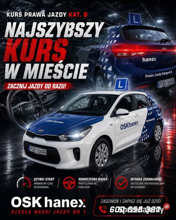 Kurs na prawo jazdy kat B Rogoźno