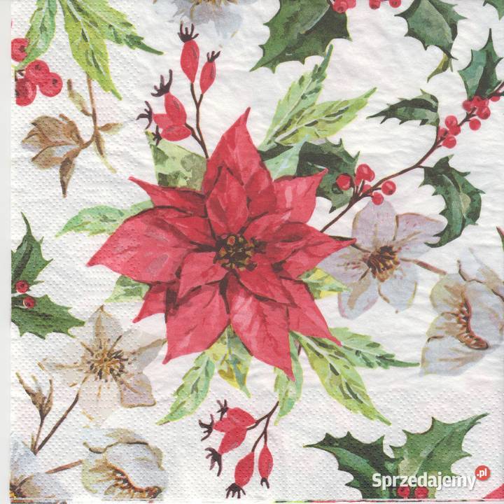 Decoupage serwetki Boże Narodzenia zestaw 6 Skarżysko-Kamienna