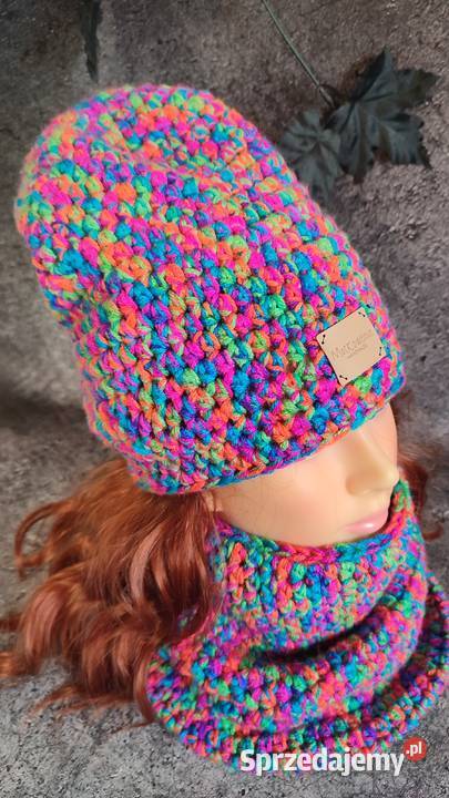 Kolorowe czapki handmade Kraków