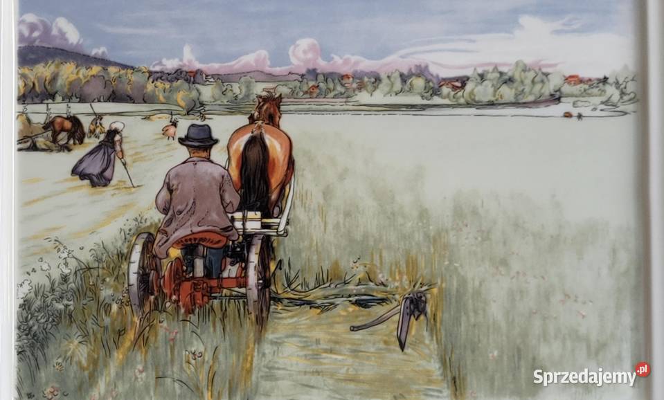 Uroczy obraz na porcelanowej płycie Villeroy