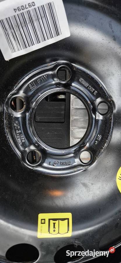 koło dojazdowe 16 opelchevrolet 5x115 nie Bełchatów