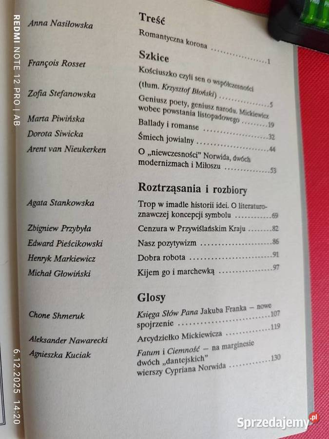 Teksty Drugie 6 36 1995 Romantyzm wiecznie żywy Katowice sprzedam