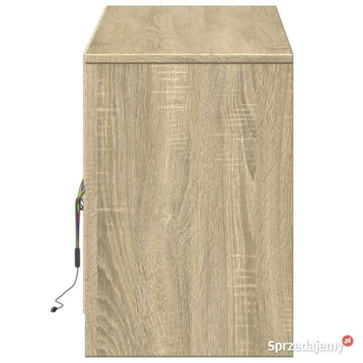 Szafka pod TV z LED dąb sonoma 140x34x50 mazowieckie Warszawa