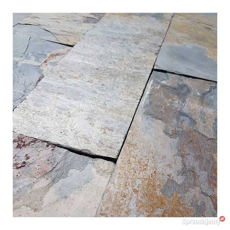 Płytki Łupek Indian Autumn naturalny 10x30x1 łódzkie Łódź sprzedam