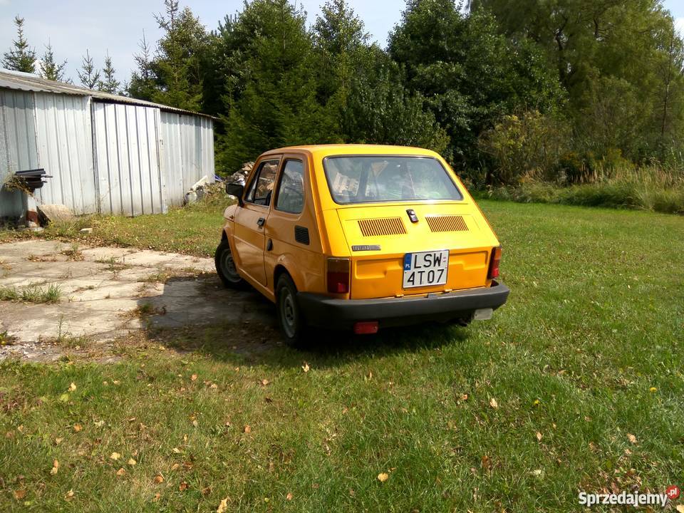 Fiat 126p STFL uszkodzony silnik ładna karoseria lubelskie Nowy Krępiec