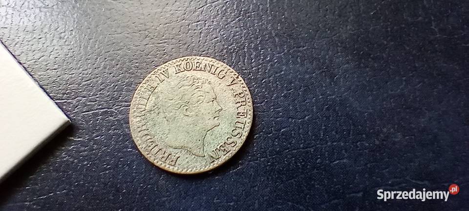 Stare monety 12 srebrnego grosza 1842 A Niemcy Lesko