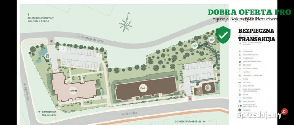 2 pokoje Wzgórze Hoplity PieckiMigowo 38m2 Gdańsk