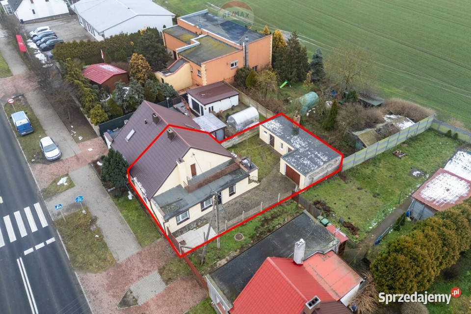 Cerekwica bliźniak z garażem i zapleczem zaraz Nieruchomości wielkopolskie