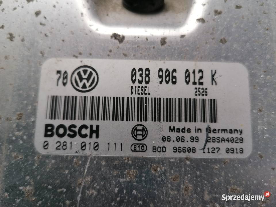 Zestaw Startowy Volkswagen Bora 19TDI 90 osobowe Pozostałe Wisznice sprzedam