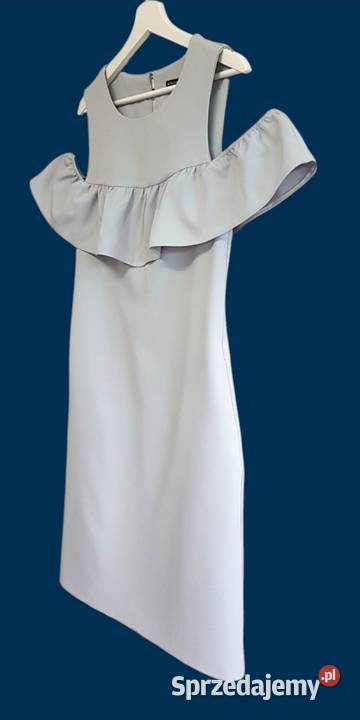 Damska sukienka szara na ramiączkach miracco Chrzanów