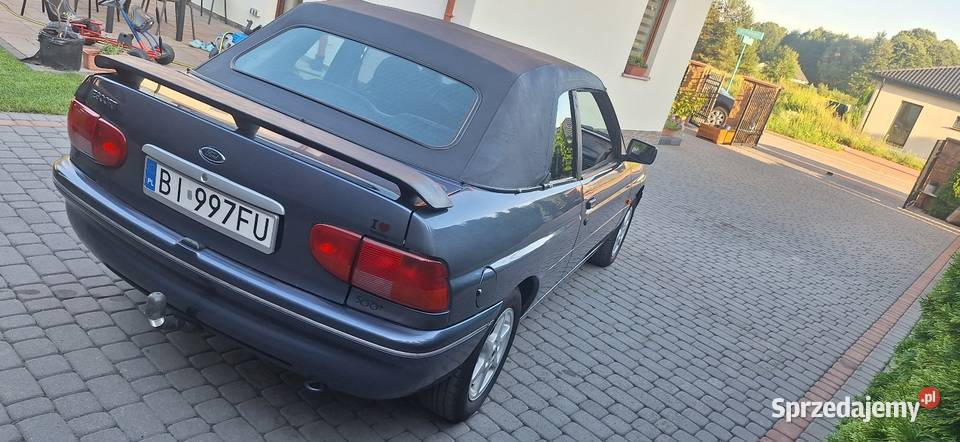 Ford escort cabrio 16 90 Motoryzacja Białystok sprzedam