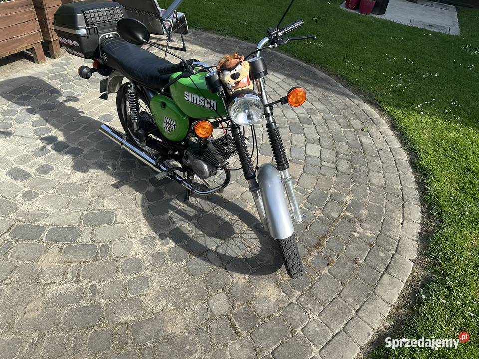 Motorower Simson S51 śląskie Rudyszwałd