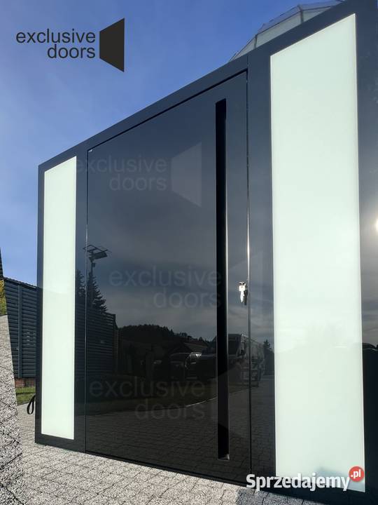 Szklane drzwi wejściowe na wymiar aluminium Drzwi i okna Nowy Sącz sprzedam