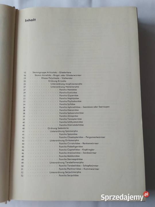 URANIA TIERREICH Annelida bis Chaetognatha Książki naukowe i popularnonaukowe Hajnówka