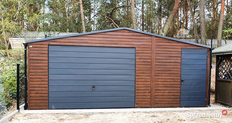 GARAŻ BLASZANY 6m x 58m DWUSPAD BRAMA DRZWI OKNO sprzedam