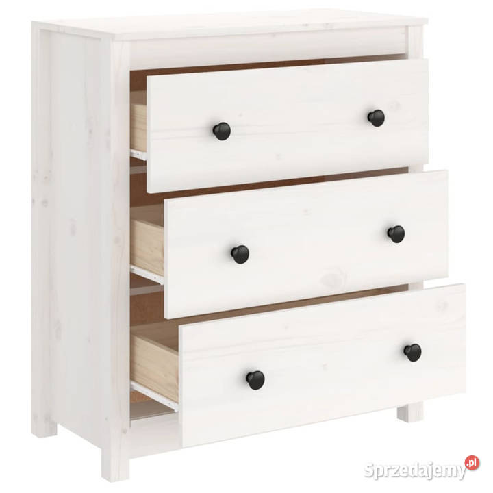 Szafka biała 70x35x80 lite drewno sosnowe Pozostałe Warszawa
