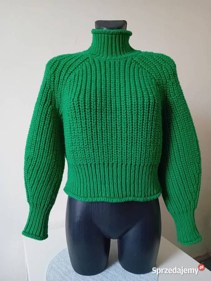 Gruby ciepły sweter z golfem Warszawa