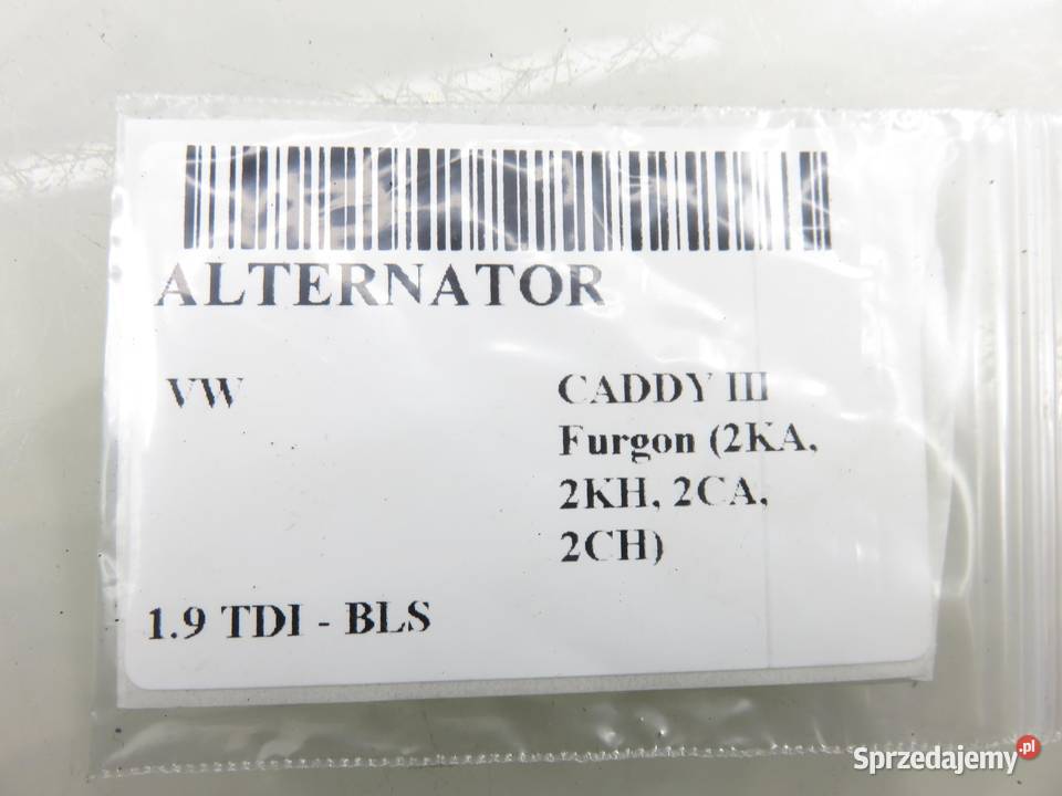 ALTERNATOR VW CADDY III 19 TDI 06F903023D małopolskie