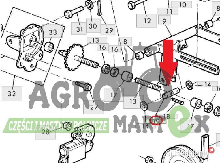 Z56348 ŁĄCZNIK KOŁKOWY JD Wichrów