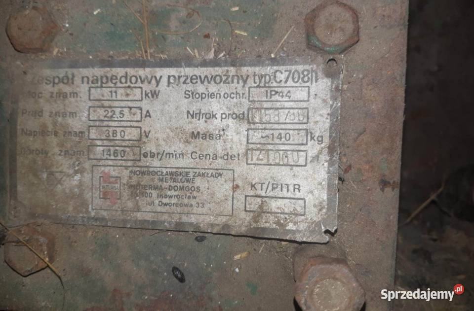 silnik elektryczny 11kw 11 kw dmuchawa do siana podkarpackie