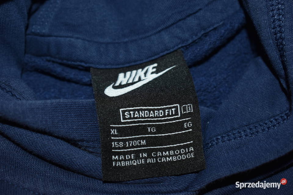 Komfortowa Granatowa Bluza Nike Odzież codzienna zachodniopomorskie Stargard sprzedam