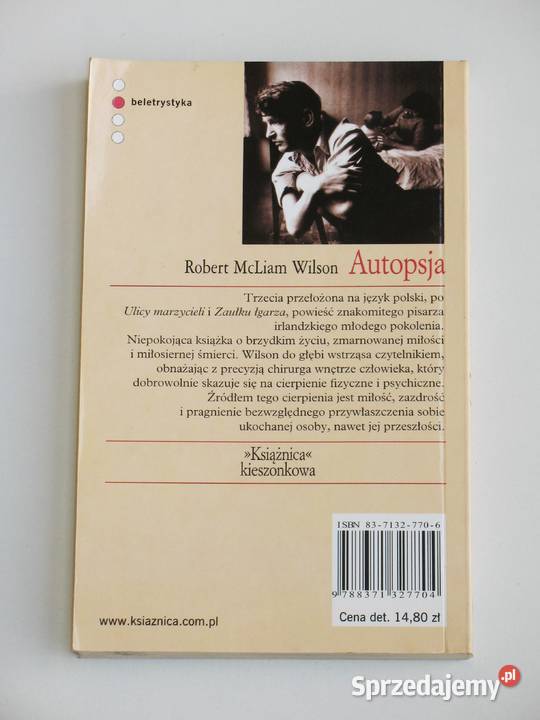 Autopsja Robert McLiam Wilson literatura piękna - proza zagraniczna małopolskie Kraków