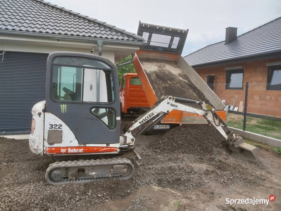 Usługi minikoparką mini ładowarką wywrotka pomoc Szprotawa