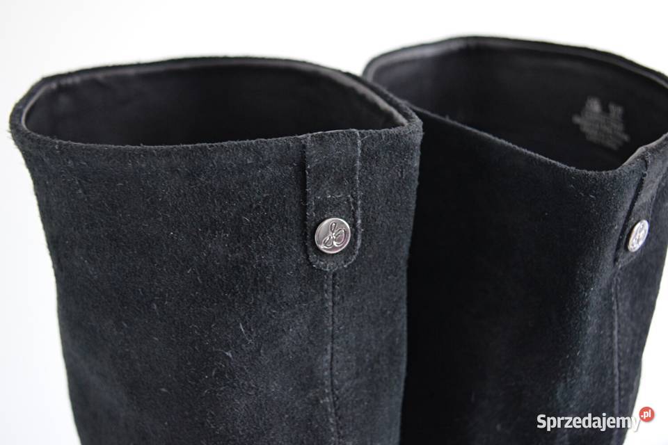 NIEBANALNIE zamszowe kozaki Sam Edelman Victoria Białystok