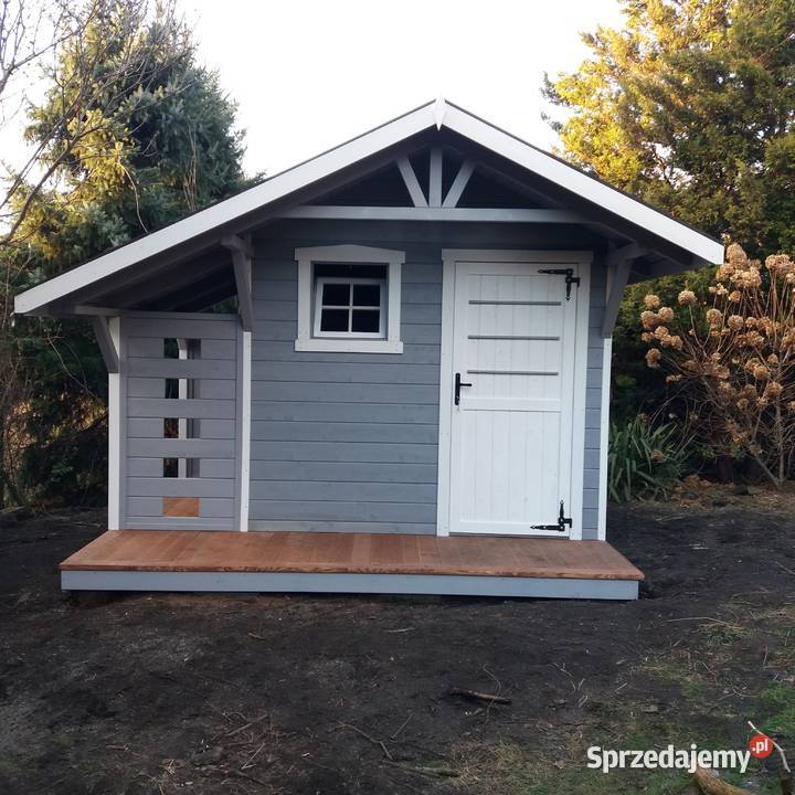 Domek drewniany altana altanka narzędziownia Architektura ogrodowa mazowieckie Jordanów