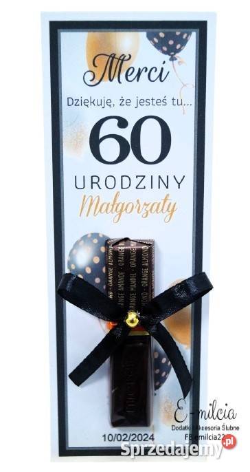 Merci jako podziękowanie gości z okazji urodzin Zielona Góra