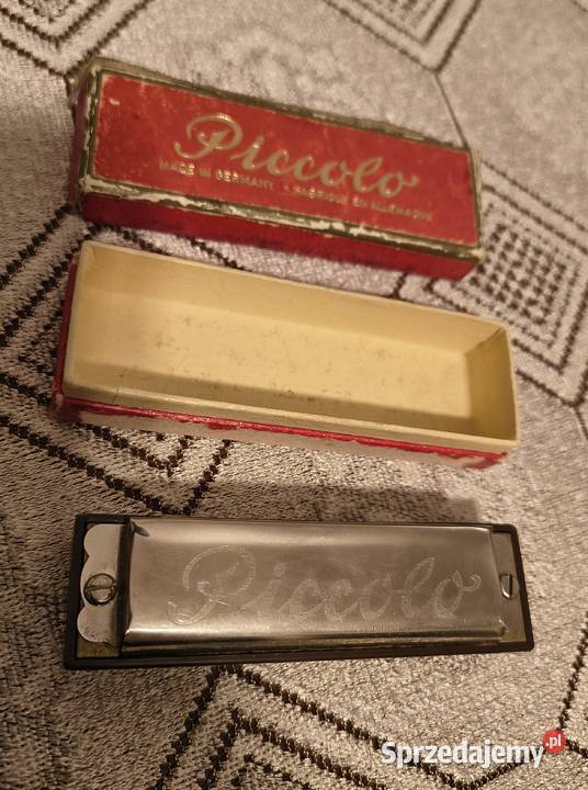 Harmonijka Piccolo zabytkowa opakowanie Łódź